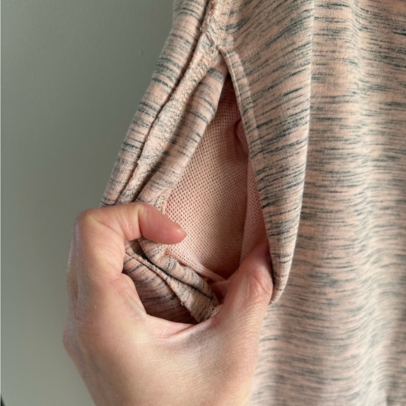 Free People Movement Sweatpants - Heathered Light Pink - Size Medium - Picture 7 of 14